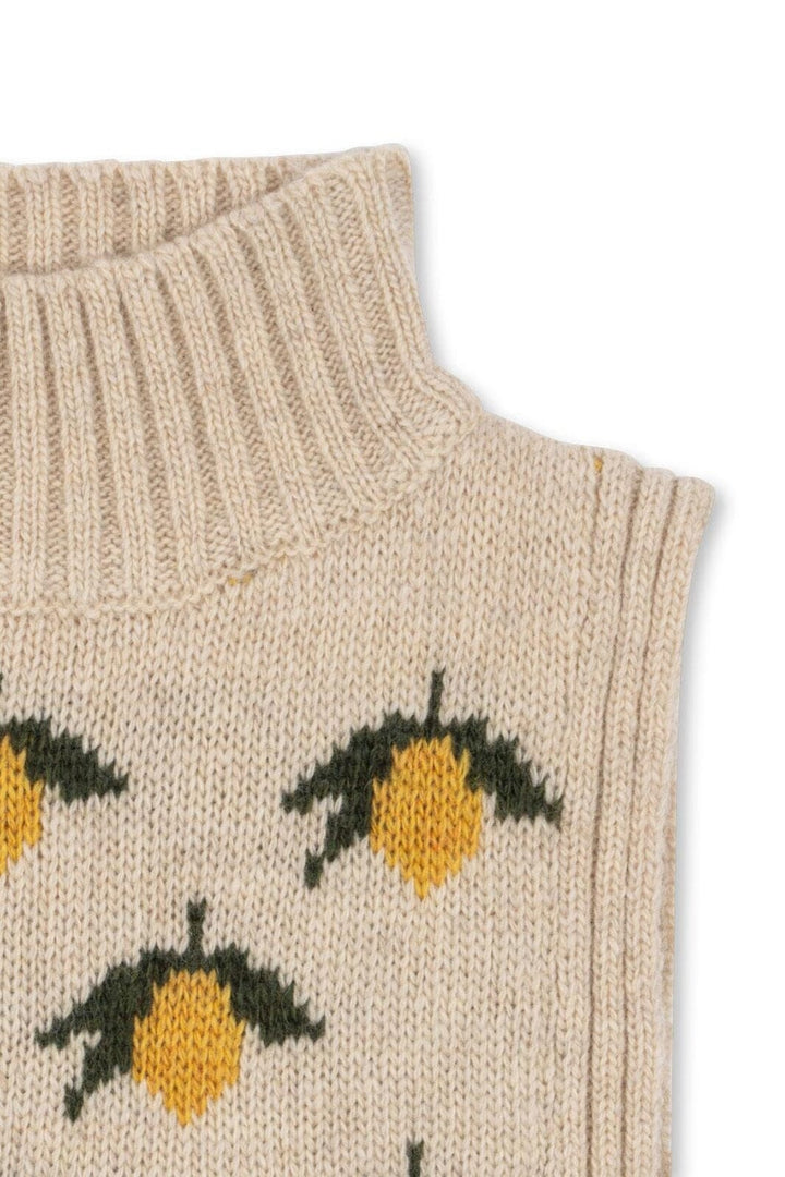 Konges Sløjd - Belou Lemon Knit Neckwarmer. Ks101425 - Lemon