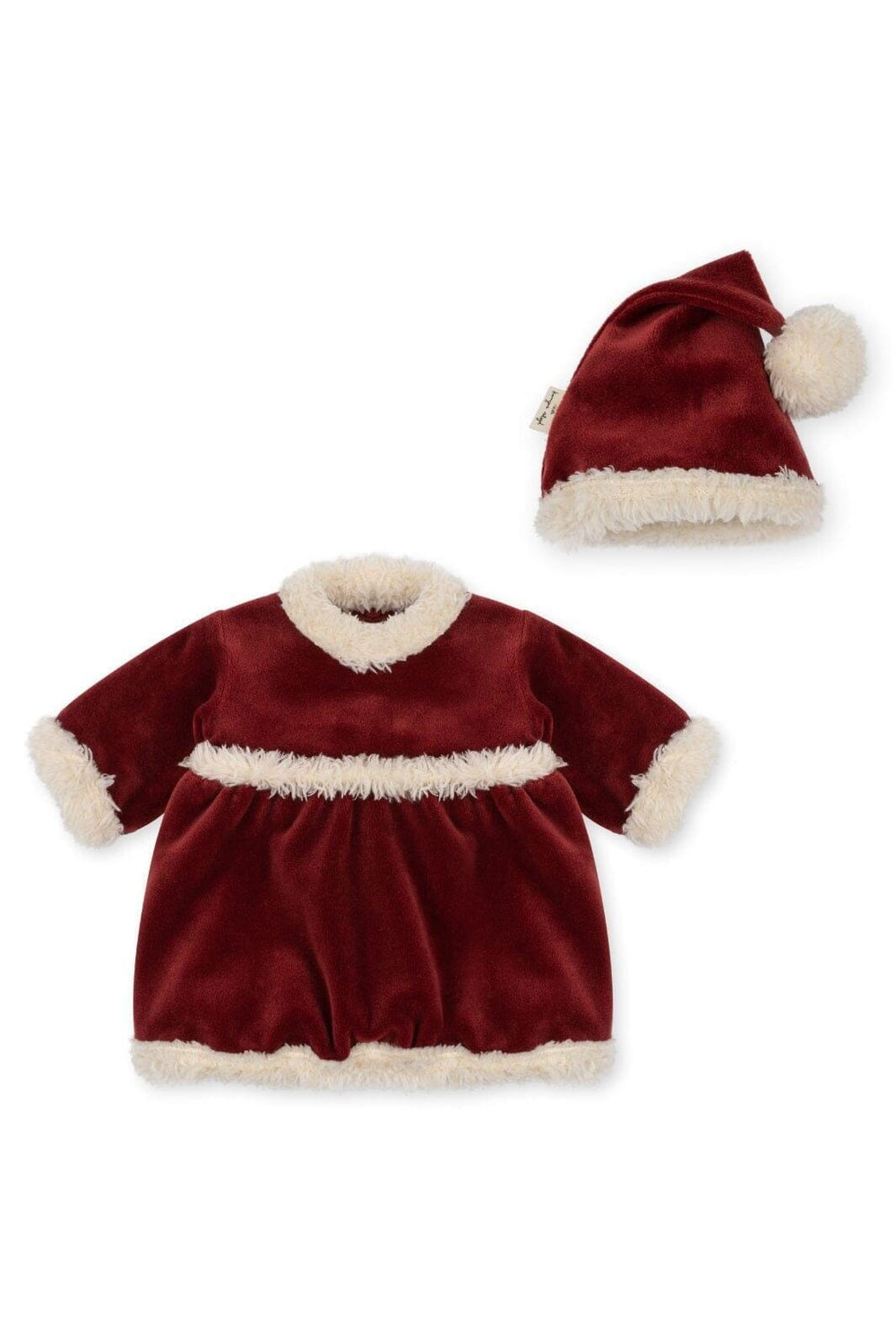Konges Sløjd - Doll Christmas Dress Grs Ks101947 - Jolly Red Kjoler