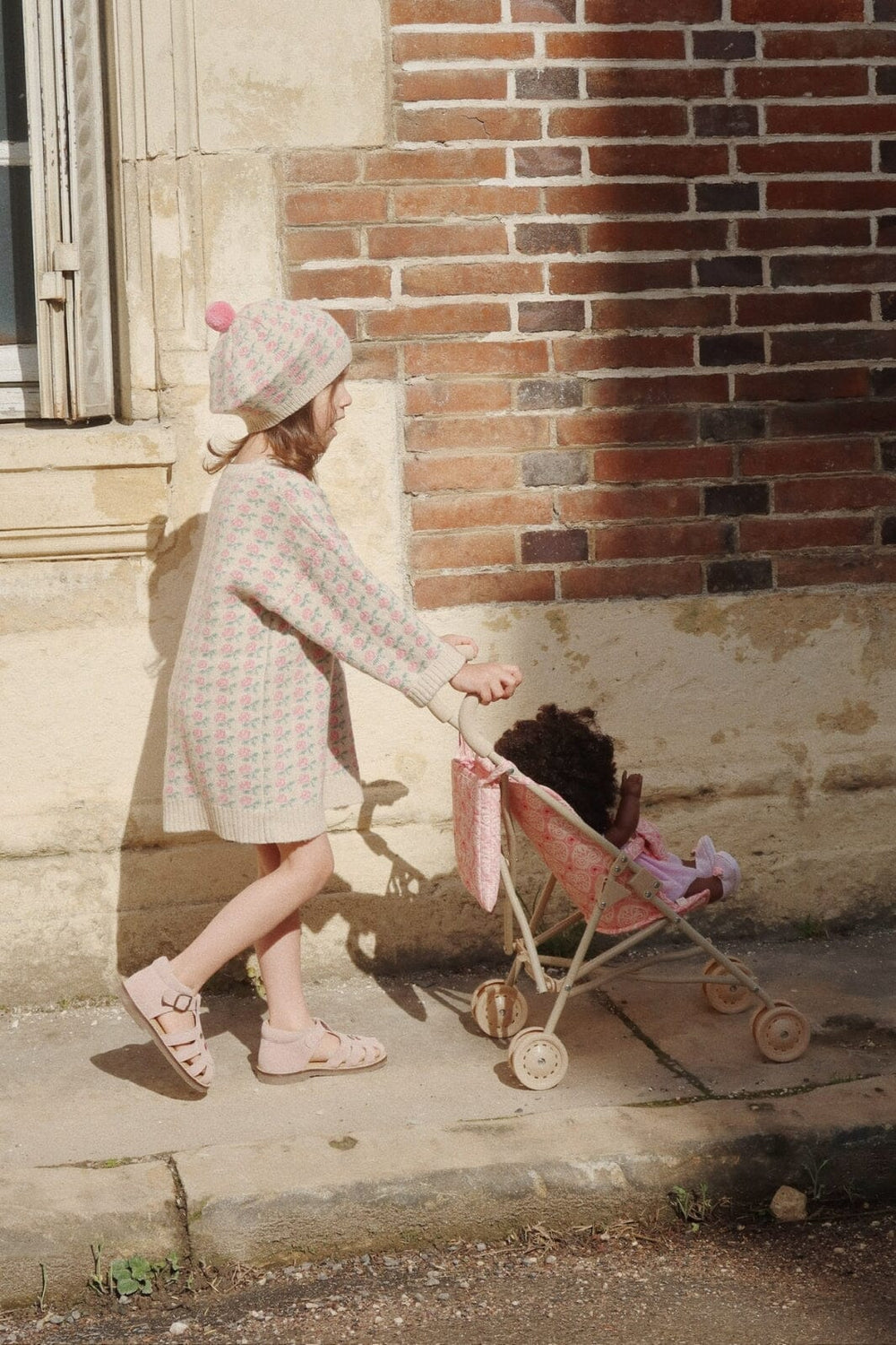Konges Sløjd - Doll Stroller Ks102660 - Lacy Pink