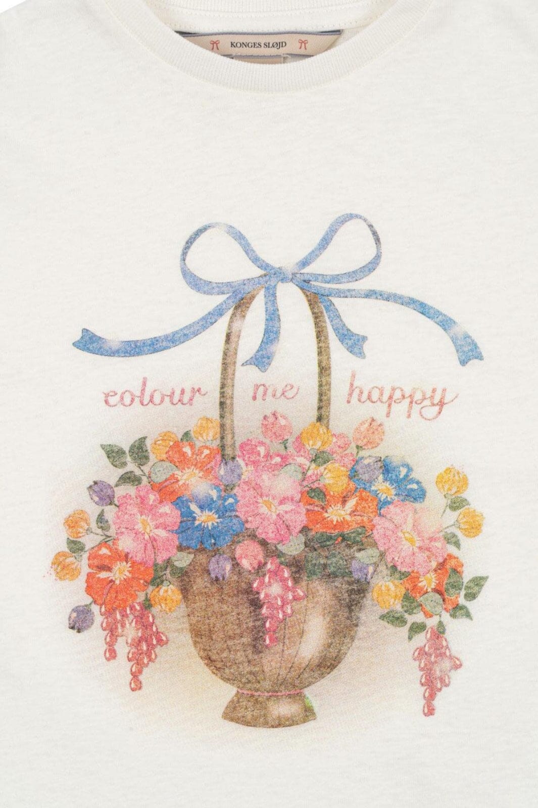 Konges Sløjd - Era Tee Ocs Ks103194 - Off White/basket