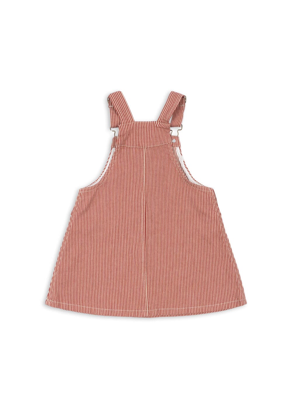 Konges Sløjd - Luc Spencer Dress Gots Ks104353 - Milk Rouge Stripe Kjoler