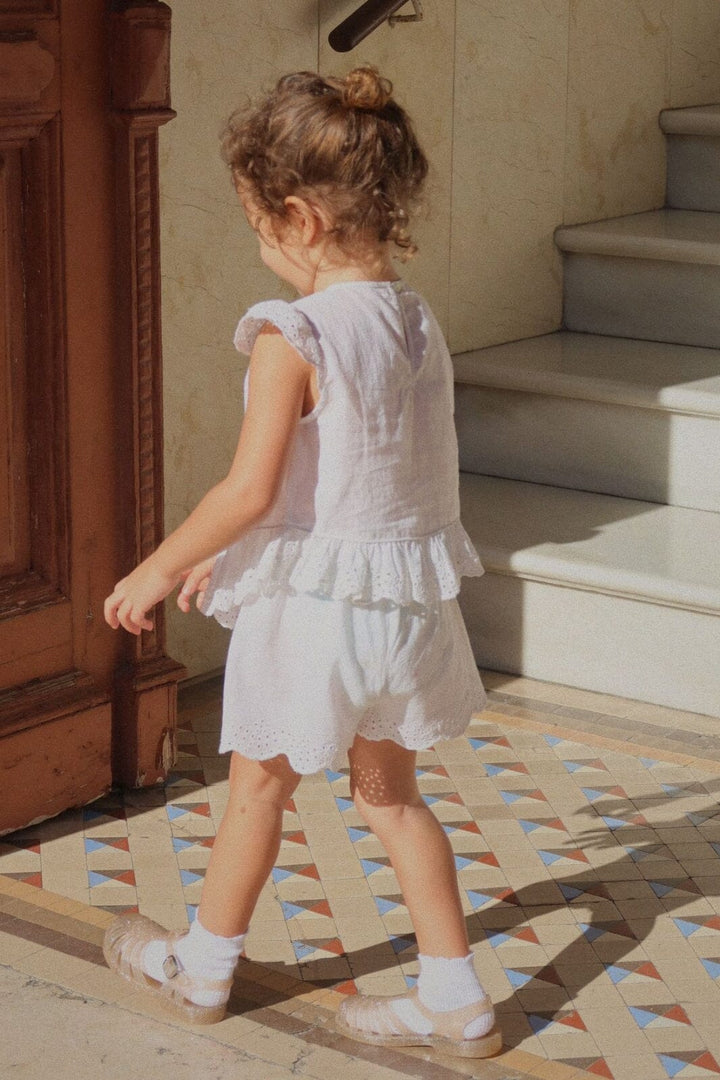 Konges Sløjd - Rhw X Ks Fiori Shorts Gots Ks103598 - Optic White