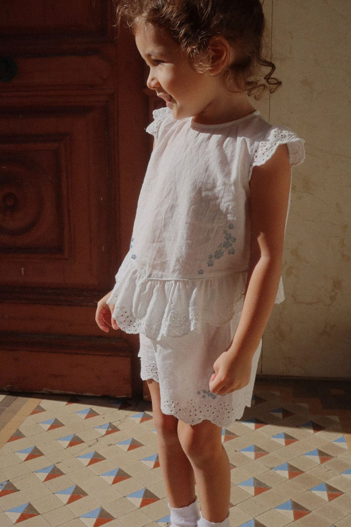 Konges Sløjd - Rhw X Ks Fiori Top Gots Ks103599 - Optic White