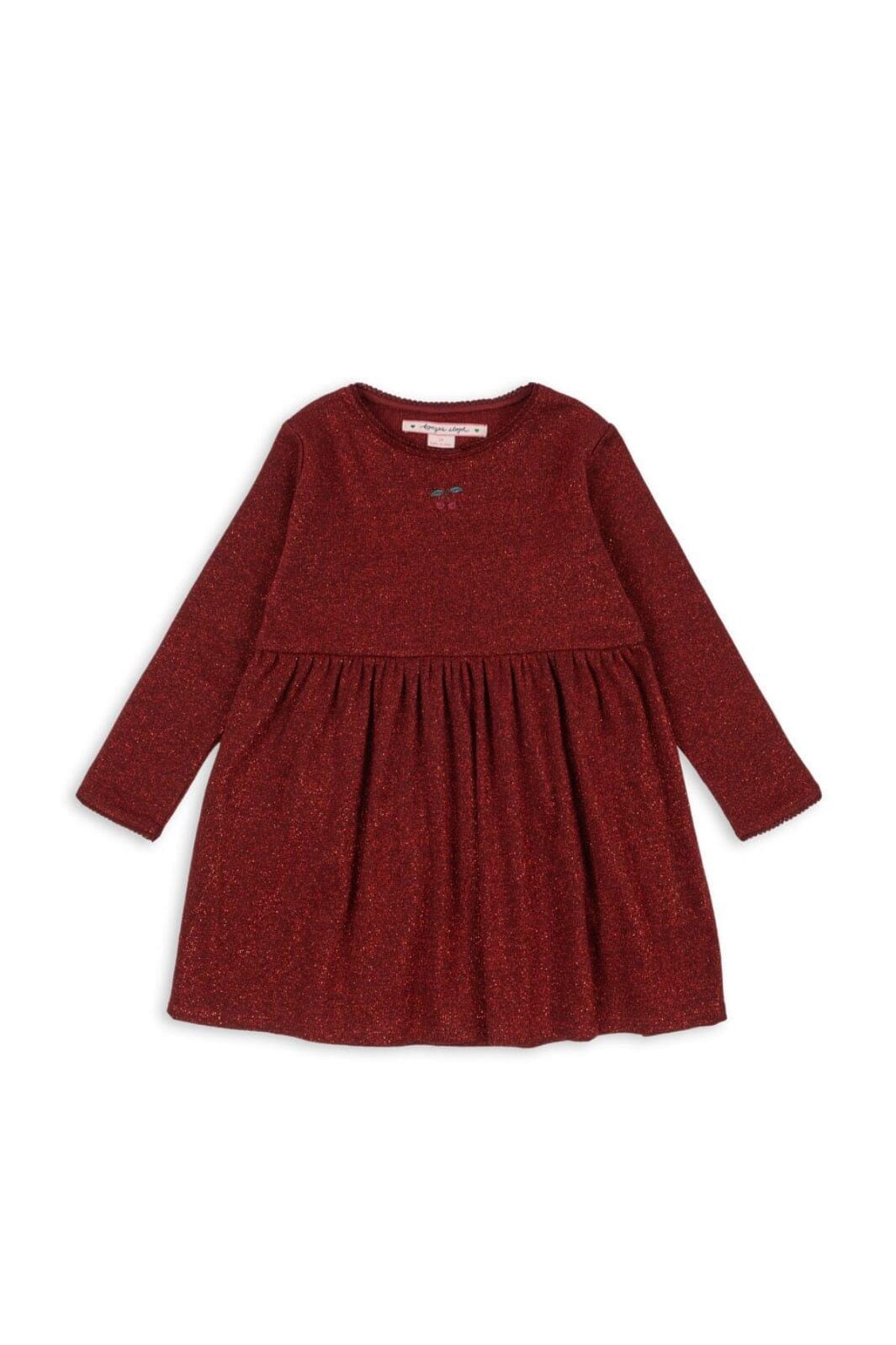 Konges Sløjd - Roli Dress Ks104415 - Red Dahlia Kjoler