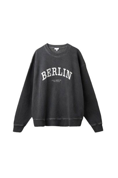 Lala Berlin - Sweatshirt Berlin 10016796 - Washed Black