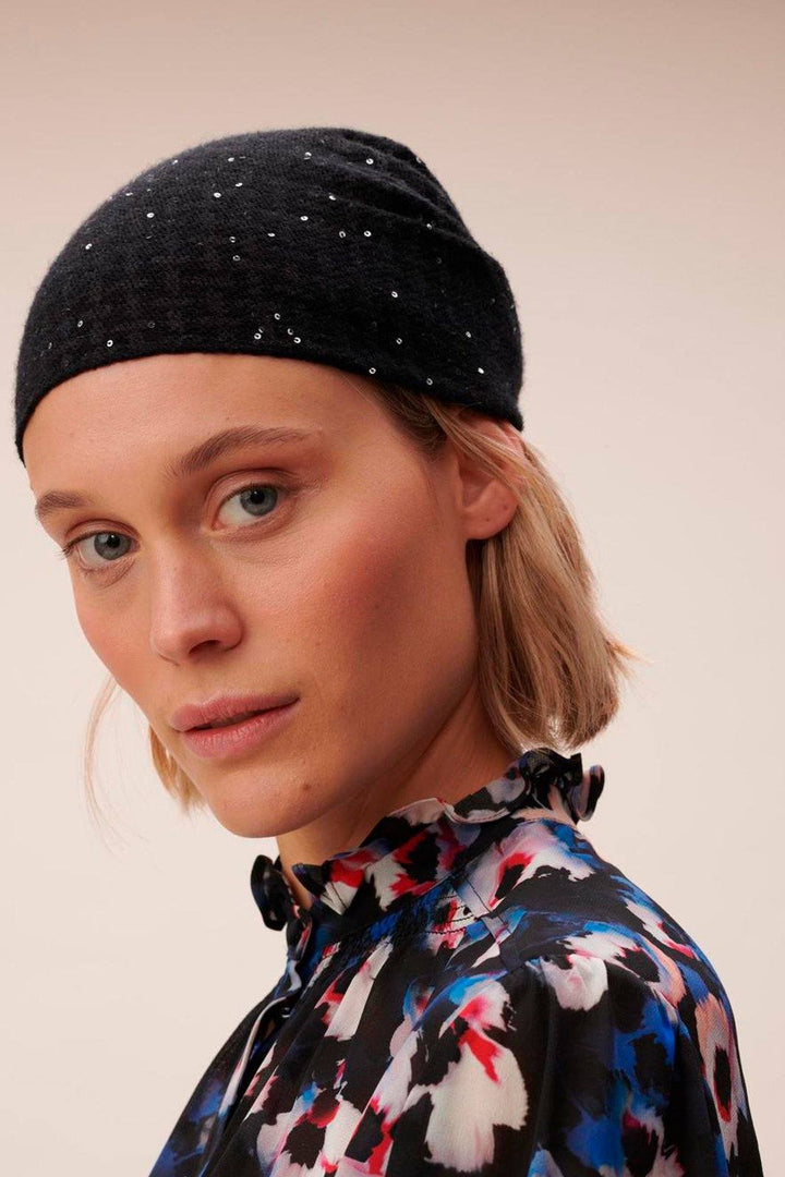 Lala Berlin - Triange Trinity Sequins XS - Black Tørklæder