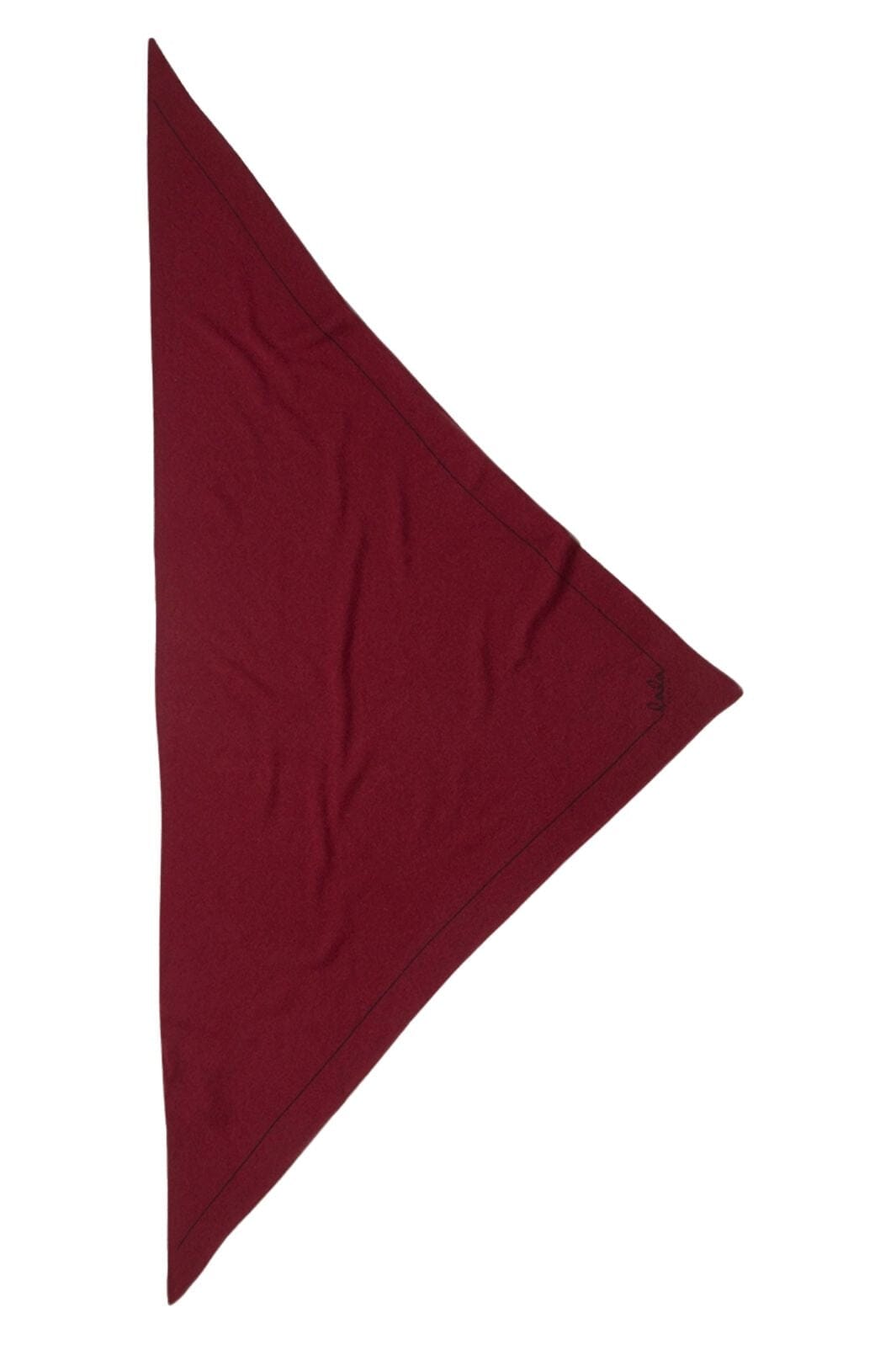 Lala Berlin - Triangle Solid M 10019116 - Bordeaux Tørklæder