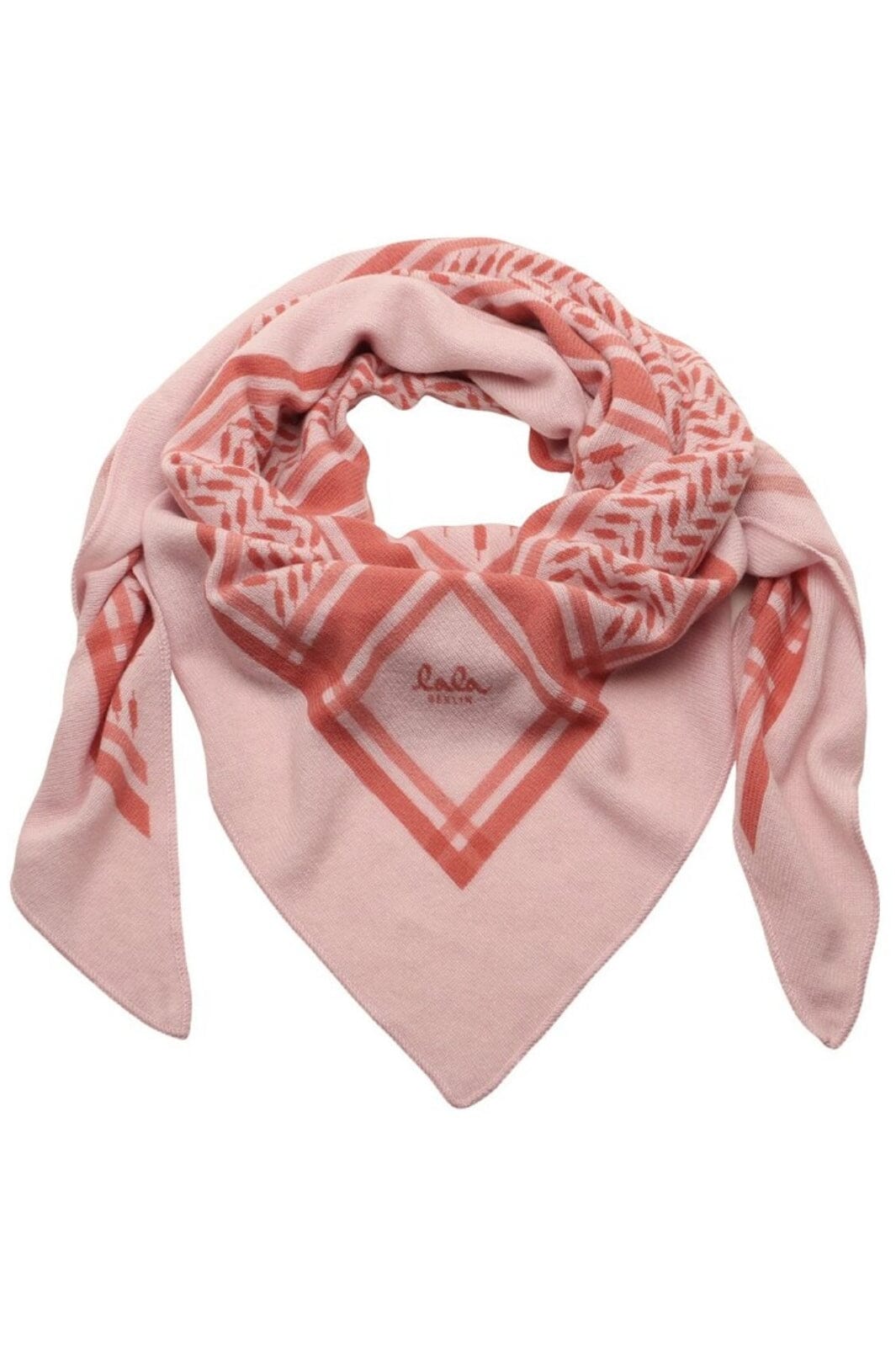 Lala Berlin - Triangle Trinity Colored M - quarzo pink Tørklæder