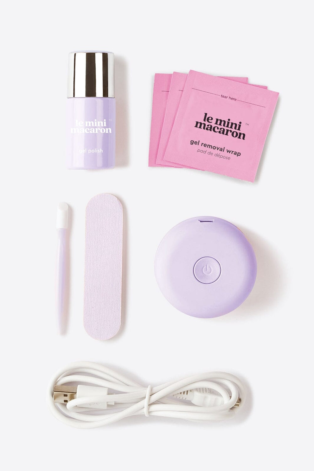 Le Mini Macaron - Gel Manicure Kit - Lilac Blossom Neglelak