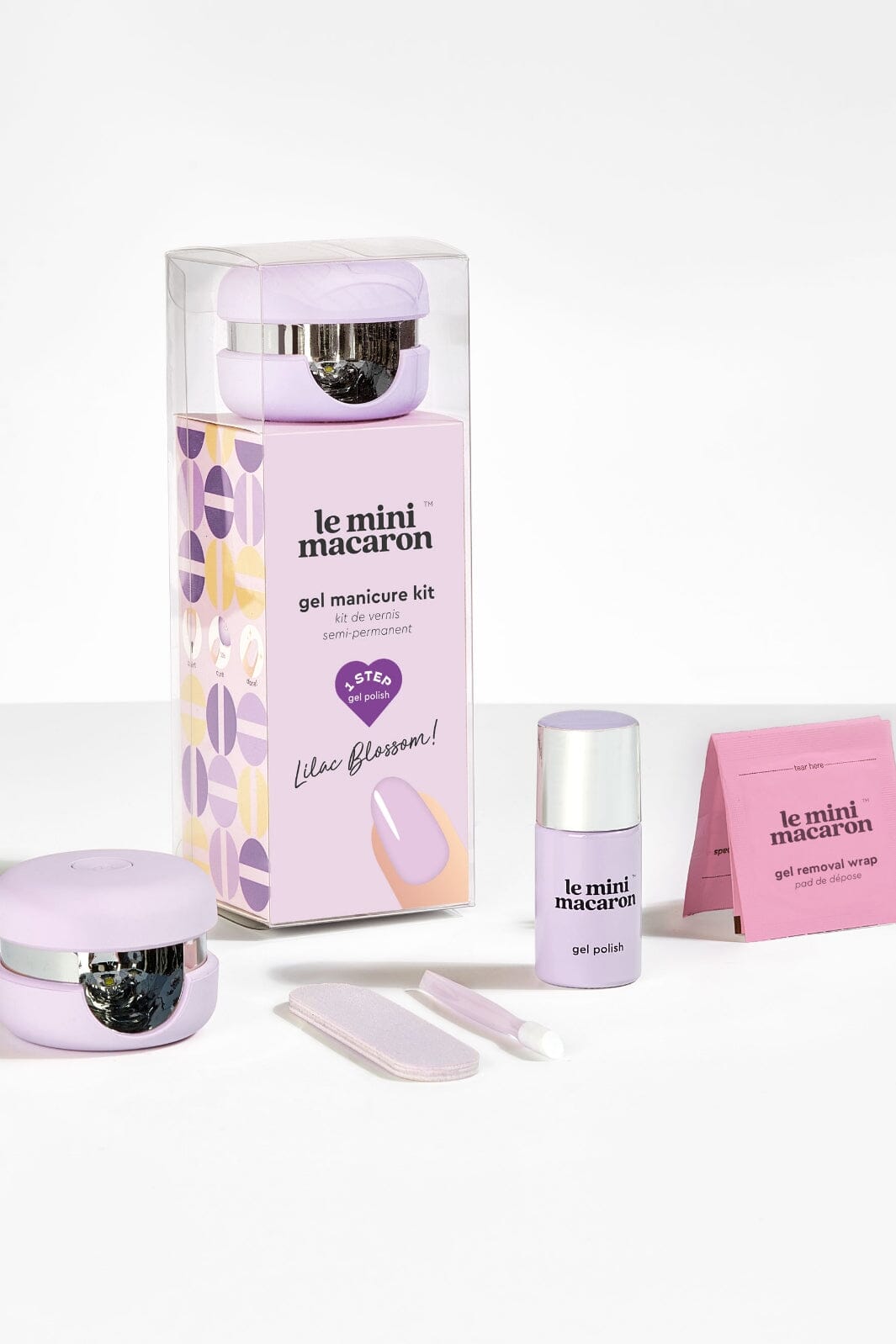 Le Mini Macaron - Gel Manicure Kit - Lilac Blossom Neglelak