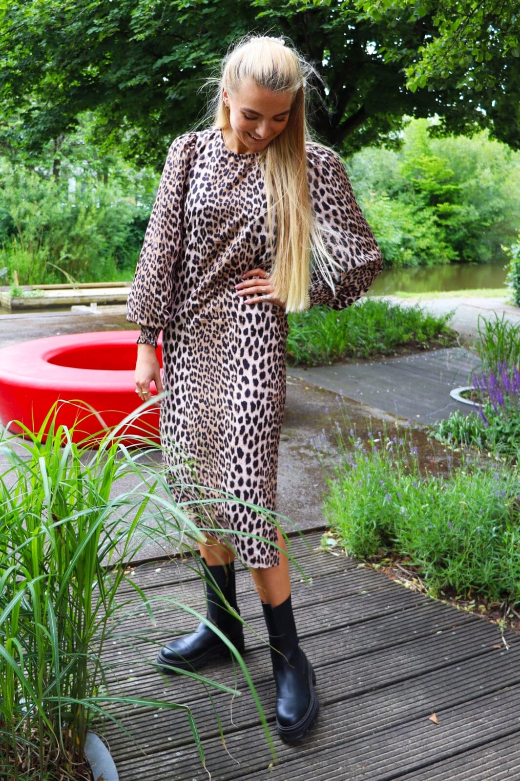 Liberte - Ena-Ls-Dress - Lux Leo Kjoler