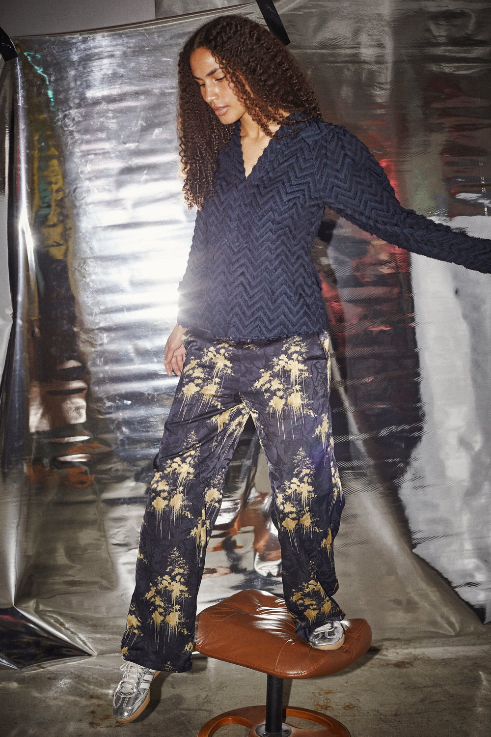 Love & Divine - Love1024-46 19106 - 003 - Black/Gold Bukser