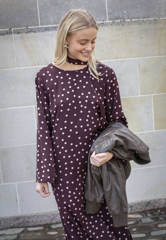 Love & Divine - Love1421-1 19277 - 803 - Bordeaux/Dot Kjoler