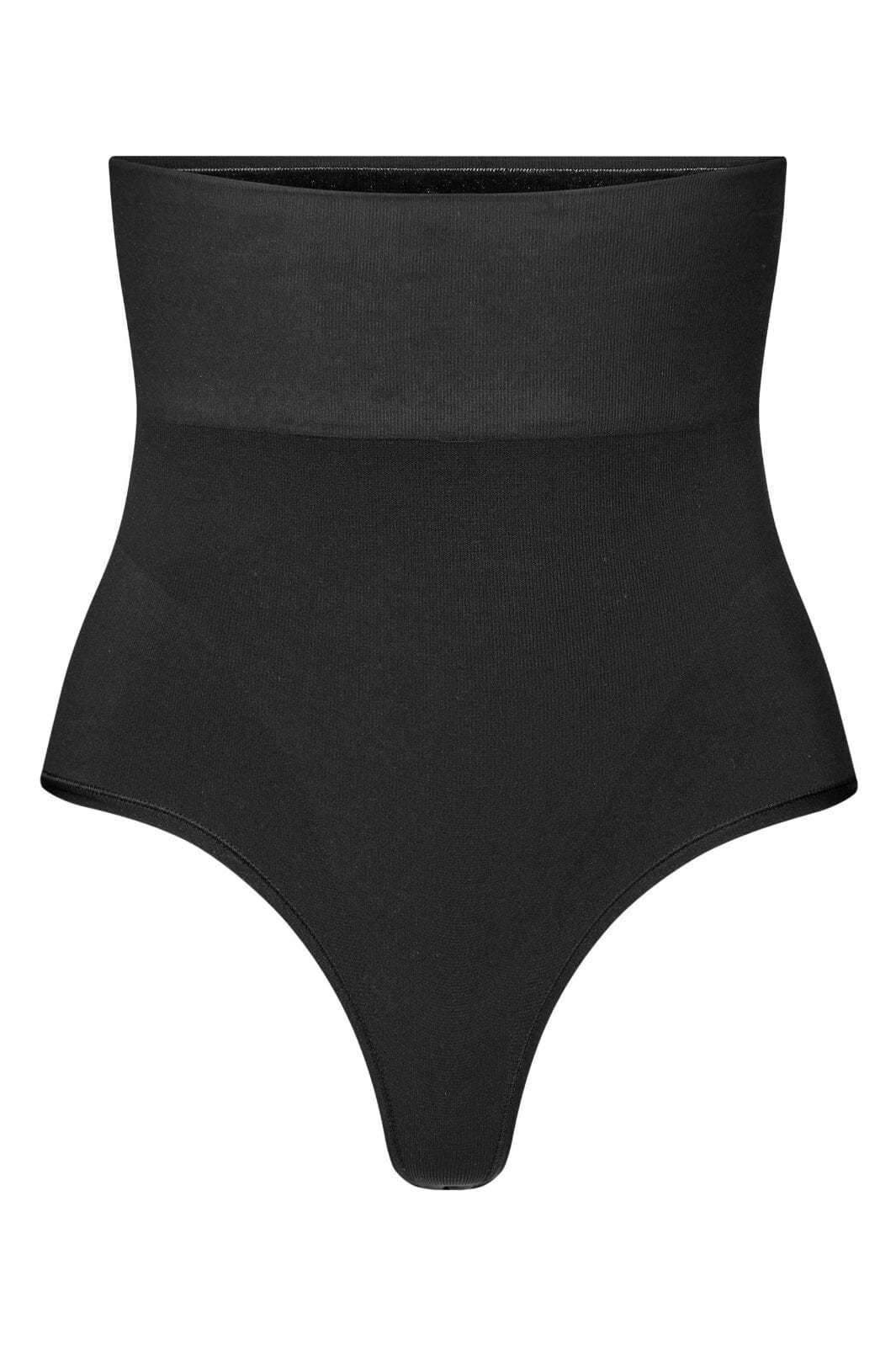 Lykkeland Ateliér - Second Skin High Waist Thong - Black Underbukser