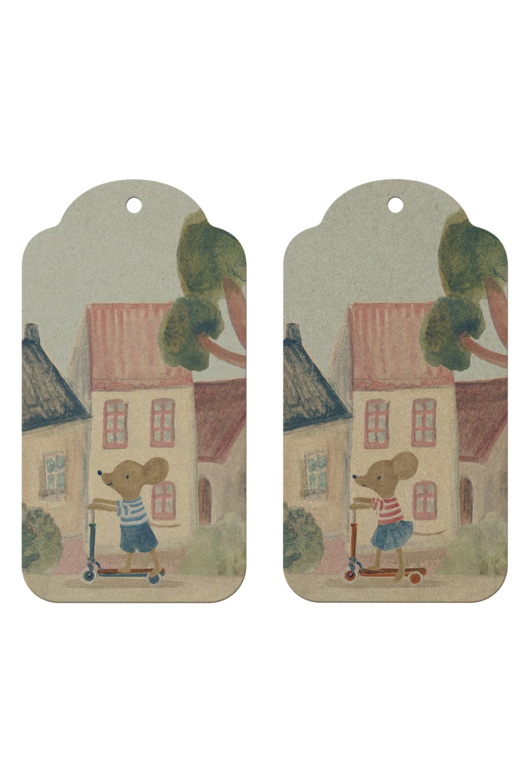 Maileg - Gavemærker, Mus, 12 Stk - Onesize Legetøj