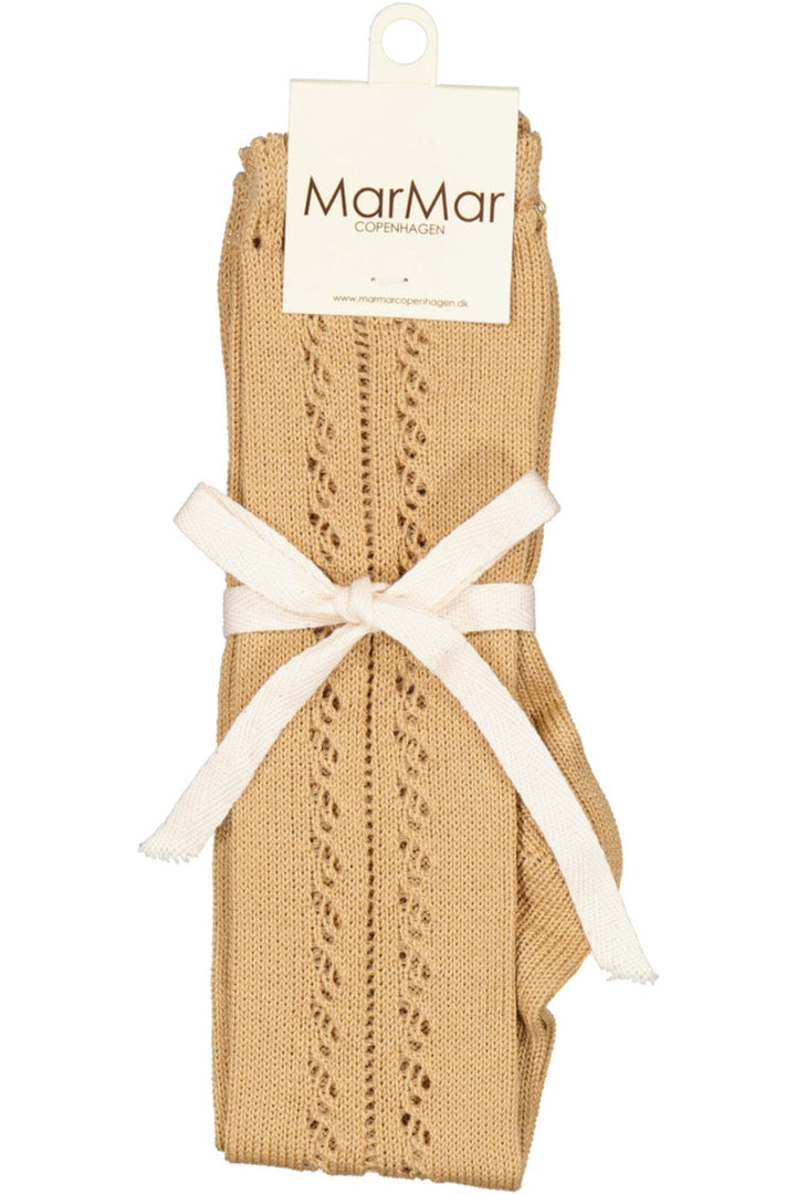 MarMar - Knee Socks Pointelle - Cumin 6579 Strømper