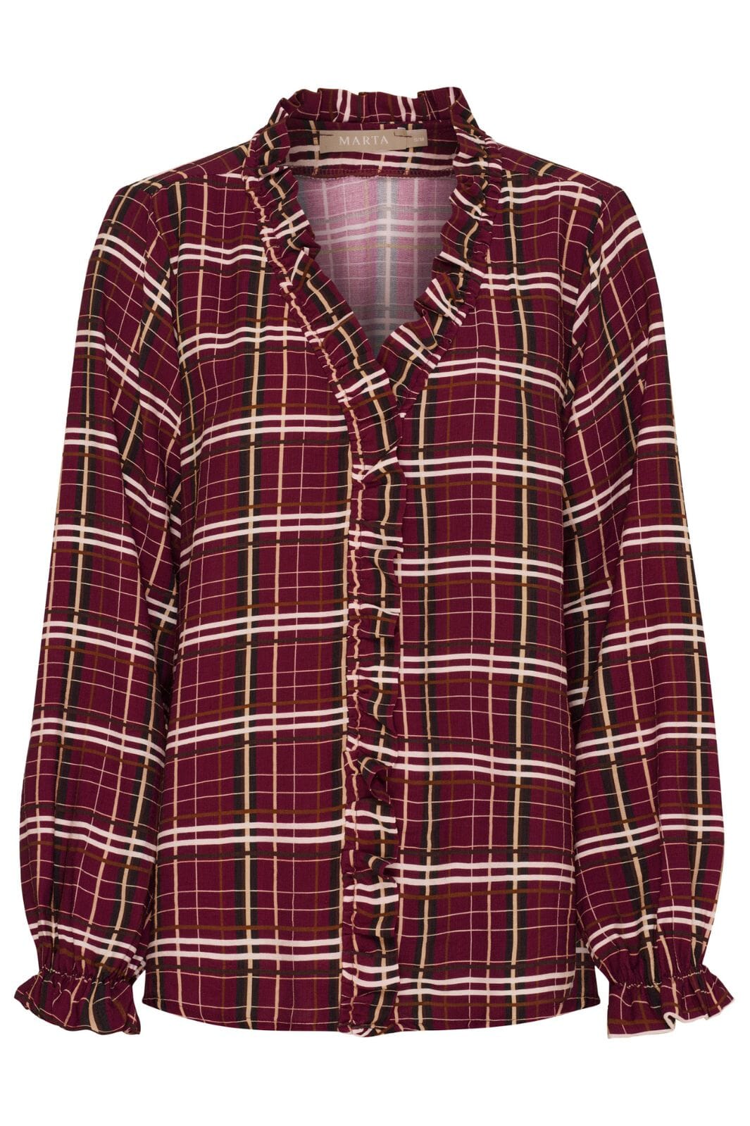 Marta Du Chateau - Mdcbrook Shirt 7648 - Bordeaux10882Tpd Skjorter