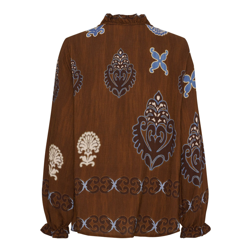 Marta Du Chateau - Mdcbrook Shirt 7648 - Marrone3257Tpk Skjorter