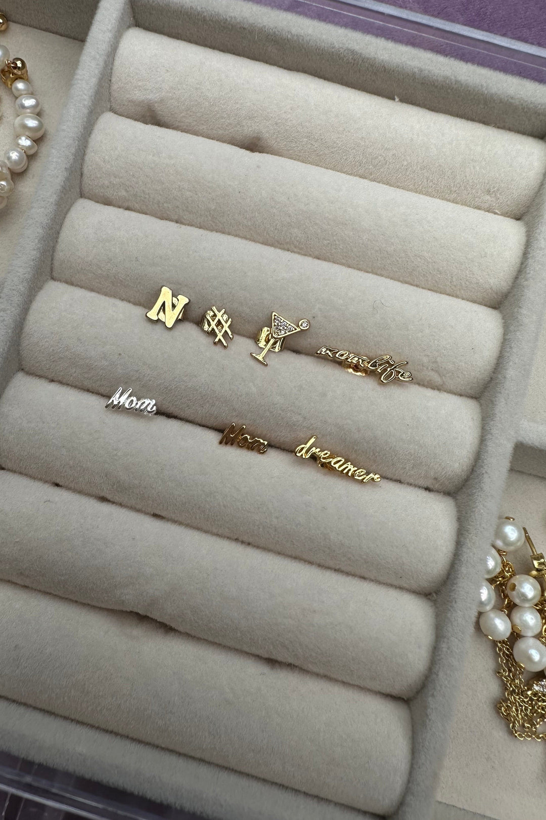 Mellow Moon - Forgyldt ørering - Vacay (1 stk) Øreringe