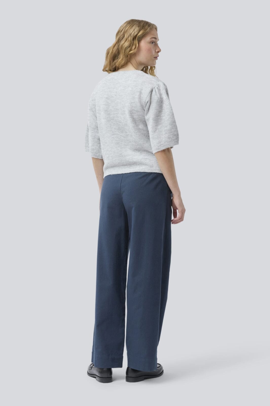 Modström - Petronellamd Ss O-Neck 58608 - 7087 - Grey Melange