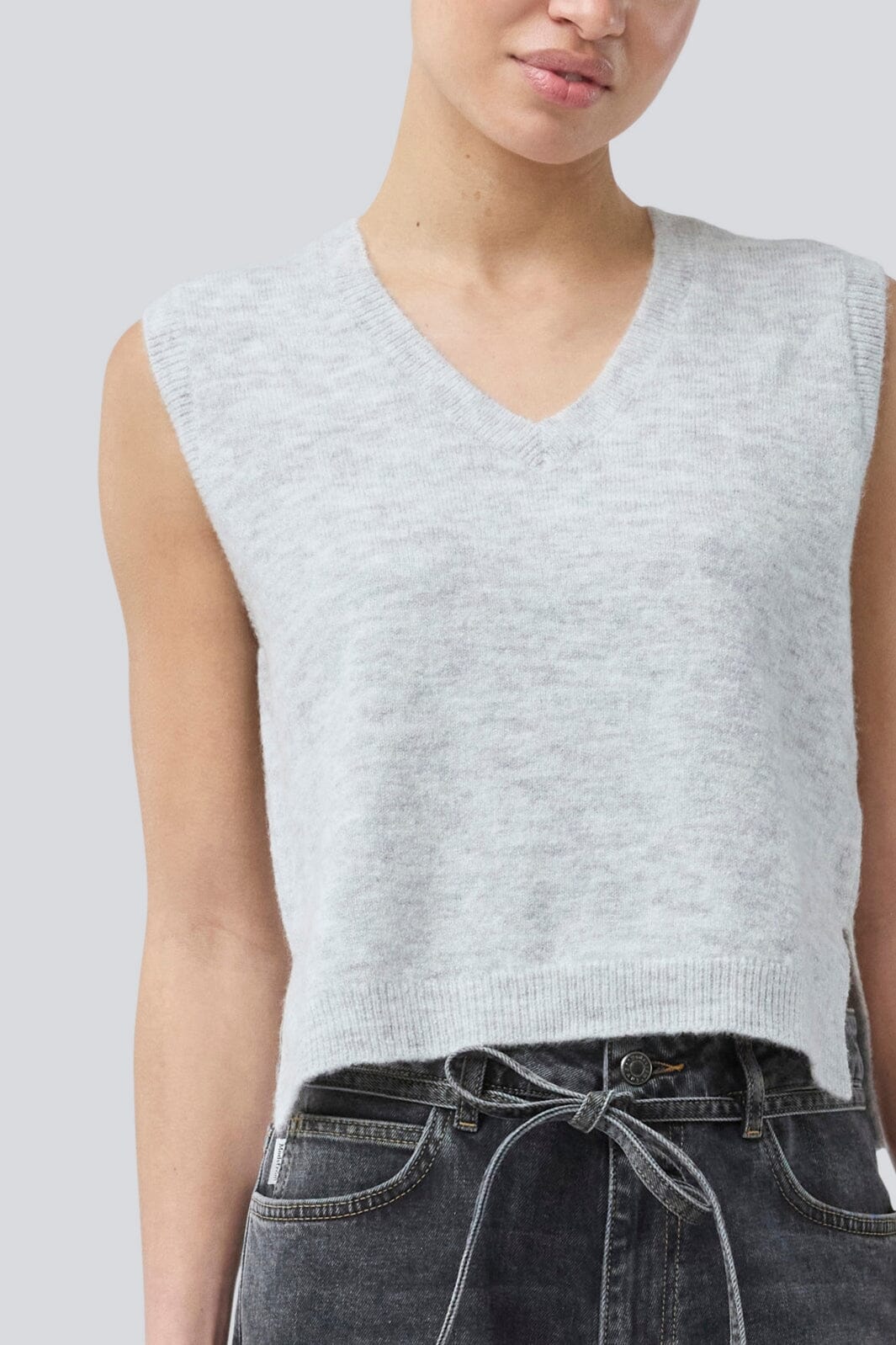 Modström - Petronellamd Vest 58609 - 7087 - Grey Melange