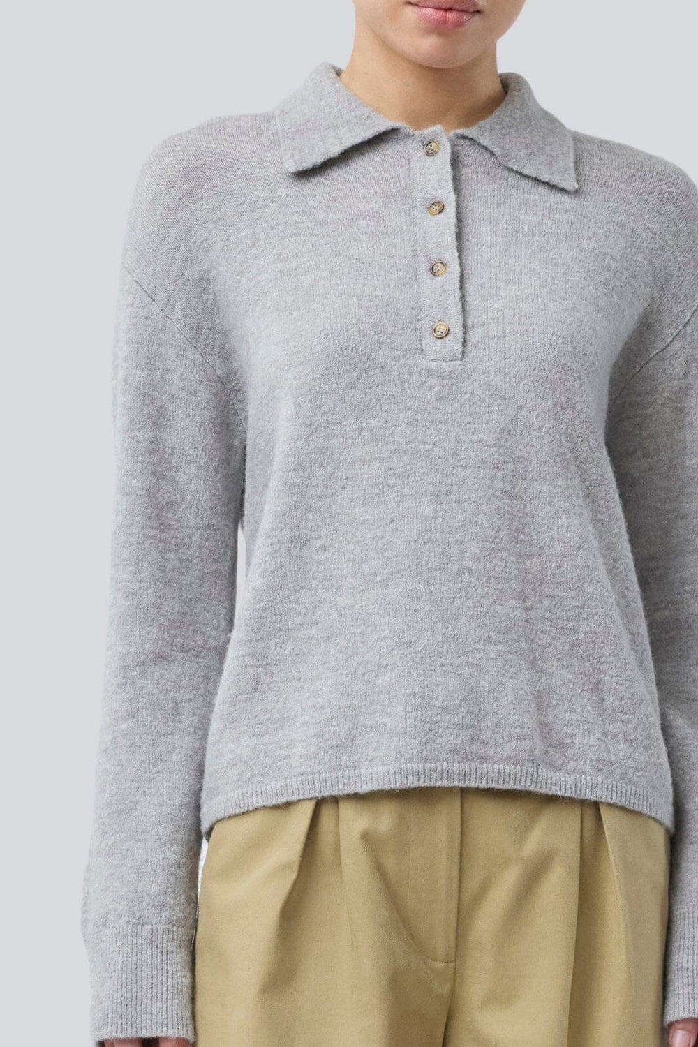 Modström - Treemd Polo 58795 - 7087 - Grey Melange