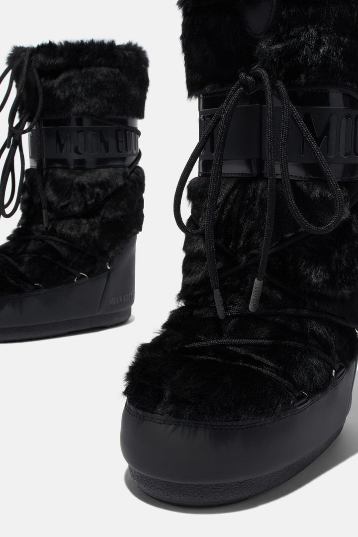 Moon Boot - Mb Icon Faux Fur - N001 Black Støvler