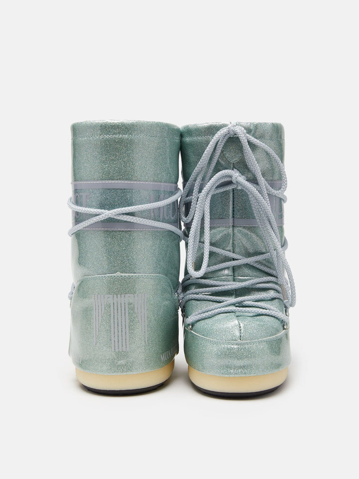 Moon Boot - Mb Icon Jr Glitt - F001 Light Blue Støvler