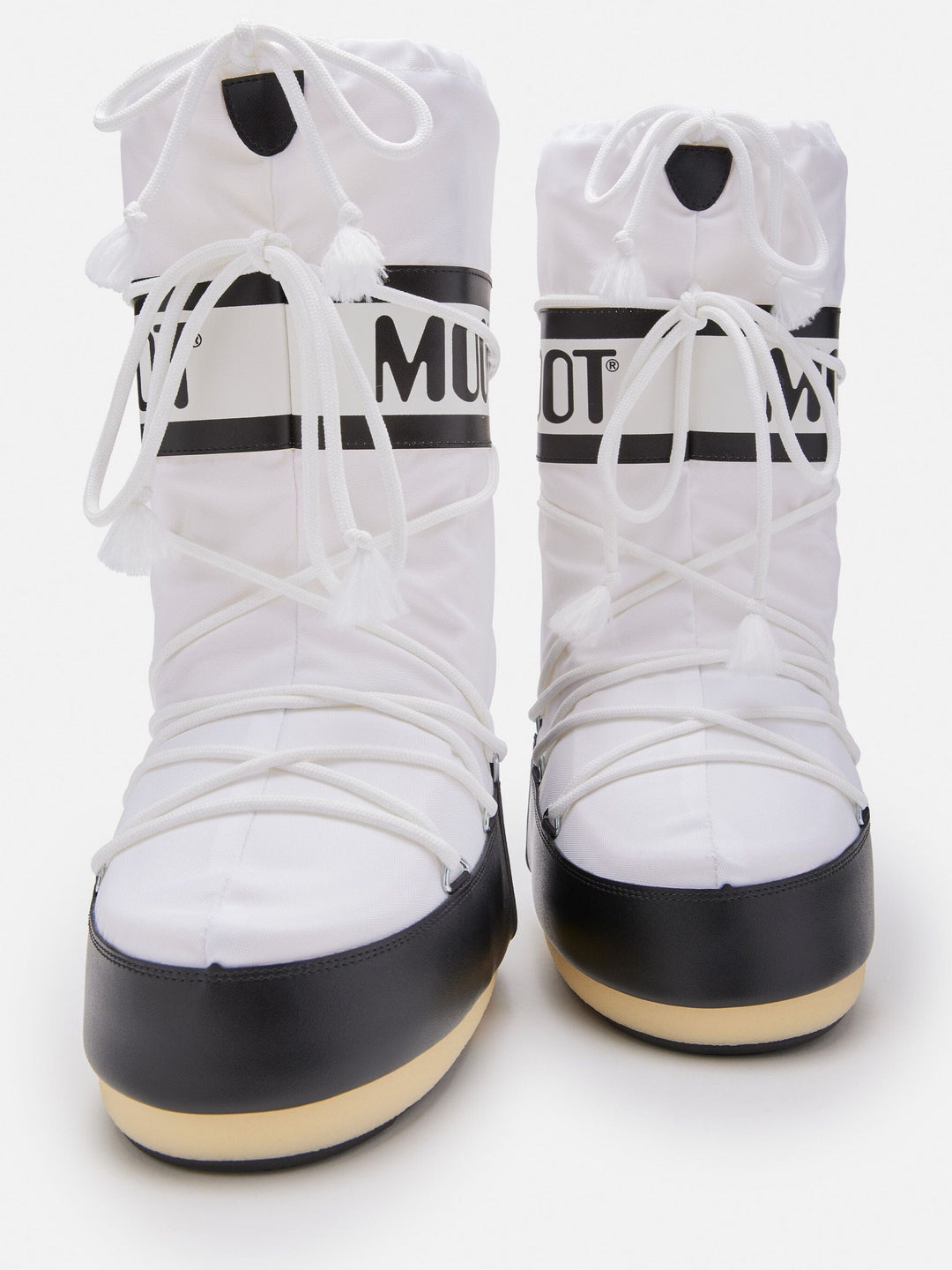 Moon Boot - Mb Icon Nylon - Na02 Black/white Støvler
