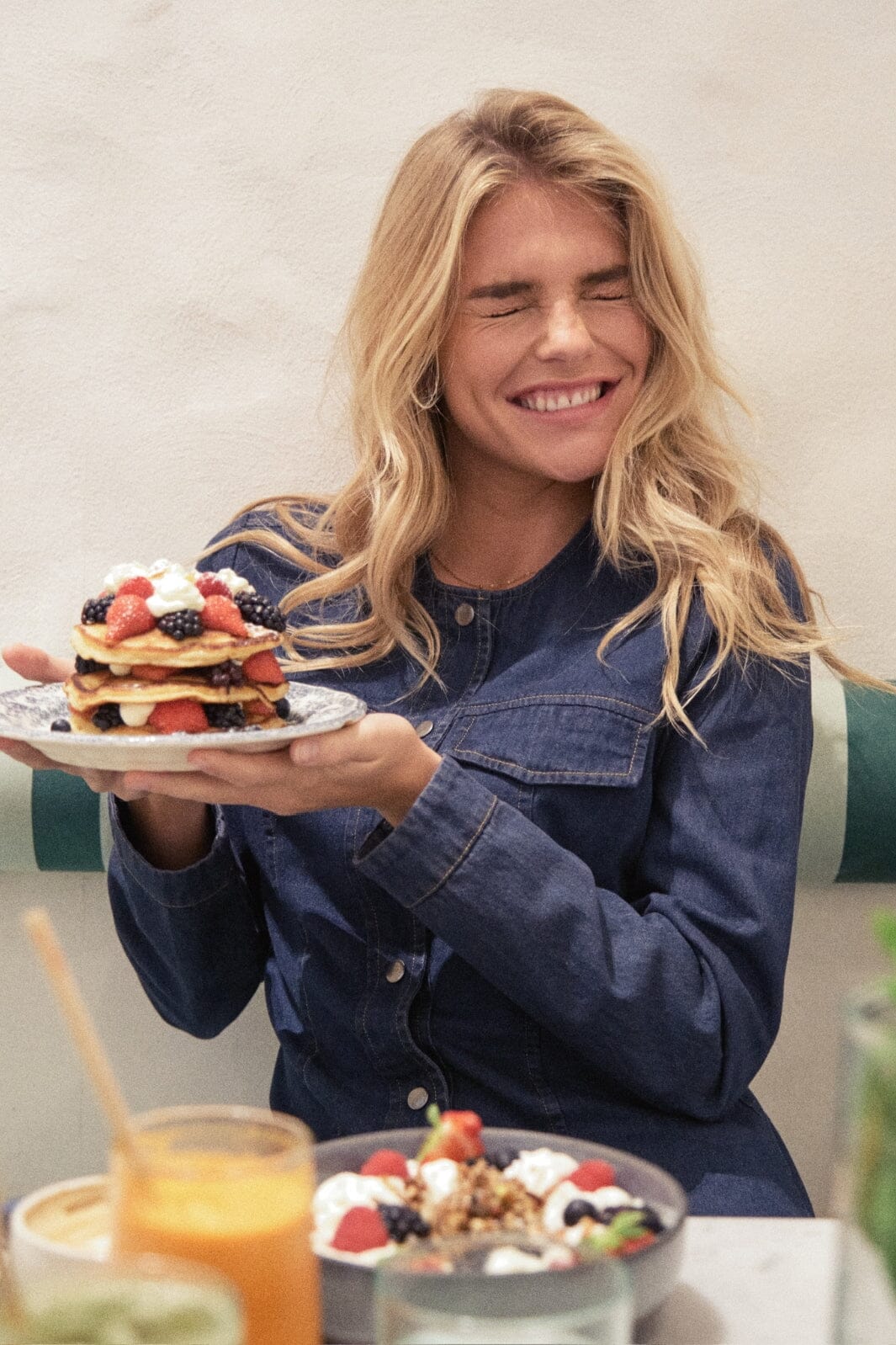 Neo Noir - Annie Denim Blouse - Dark Blue Skjorter