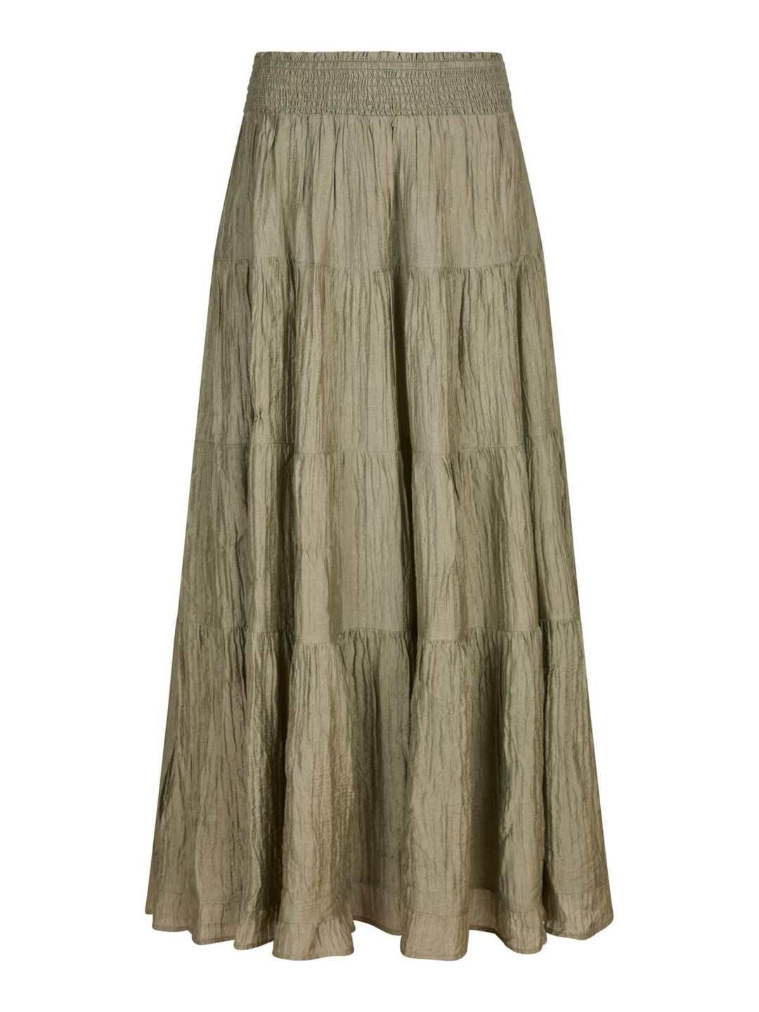 Neo Noir - Asta Crepe Skirt 164387 - Smoke Green Nederdele