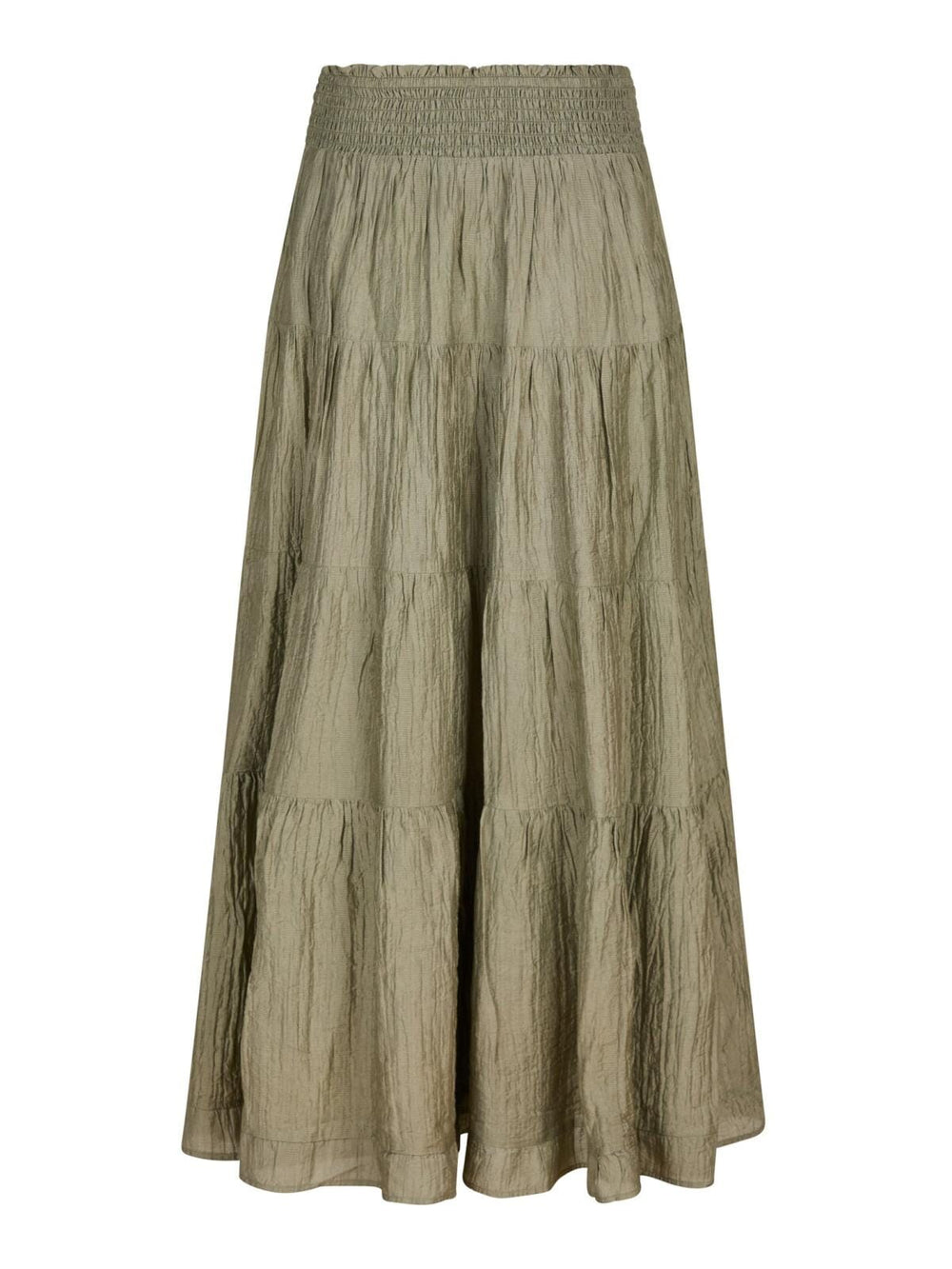 Neo Noir - Asta Crepe Skirt 164387 - Smoke Green Nederdele