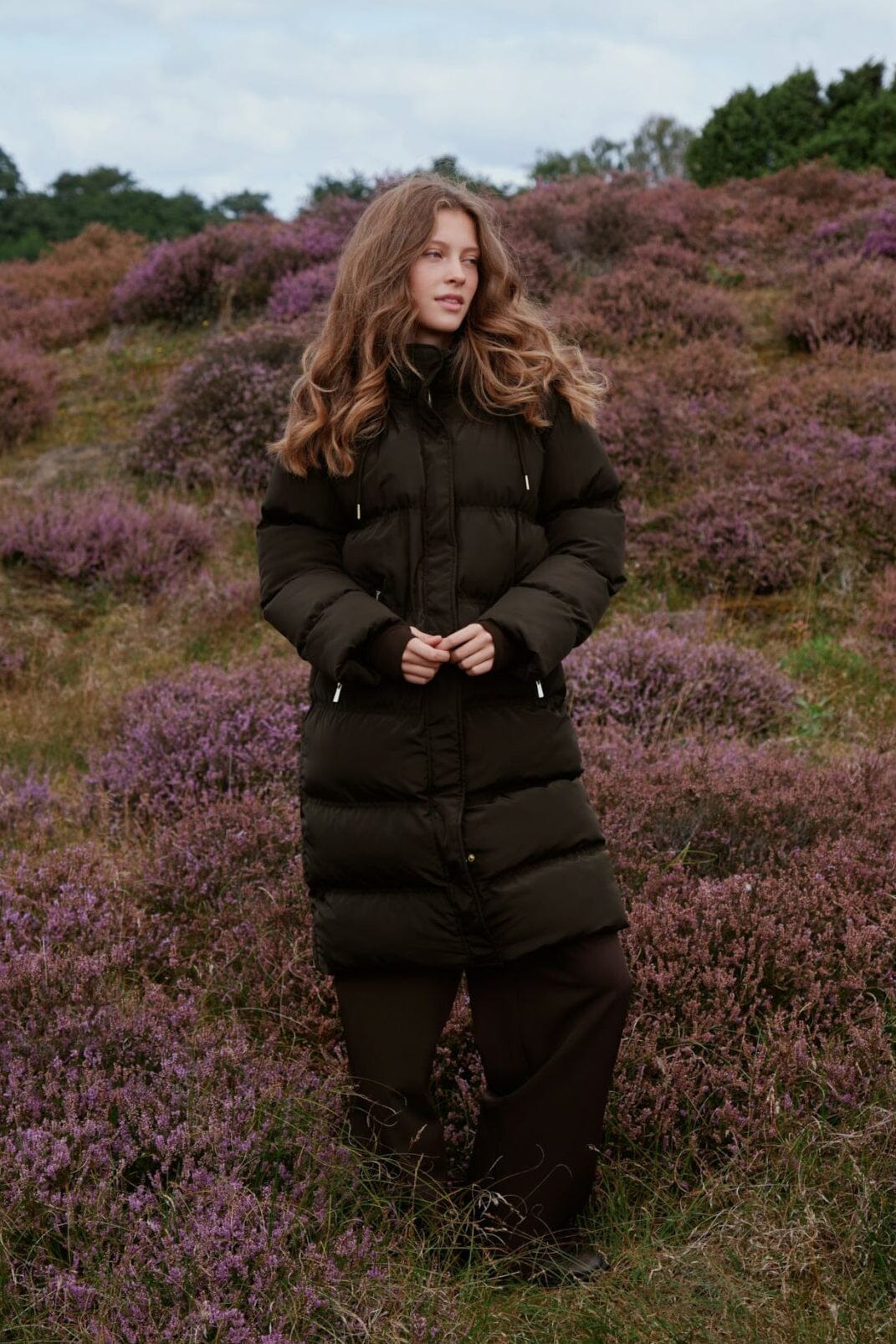 Neo Noir - Lucette Puffer Jacket 164885 - 676 - Dark Brown Jakker