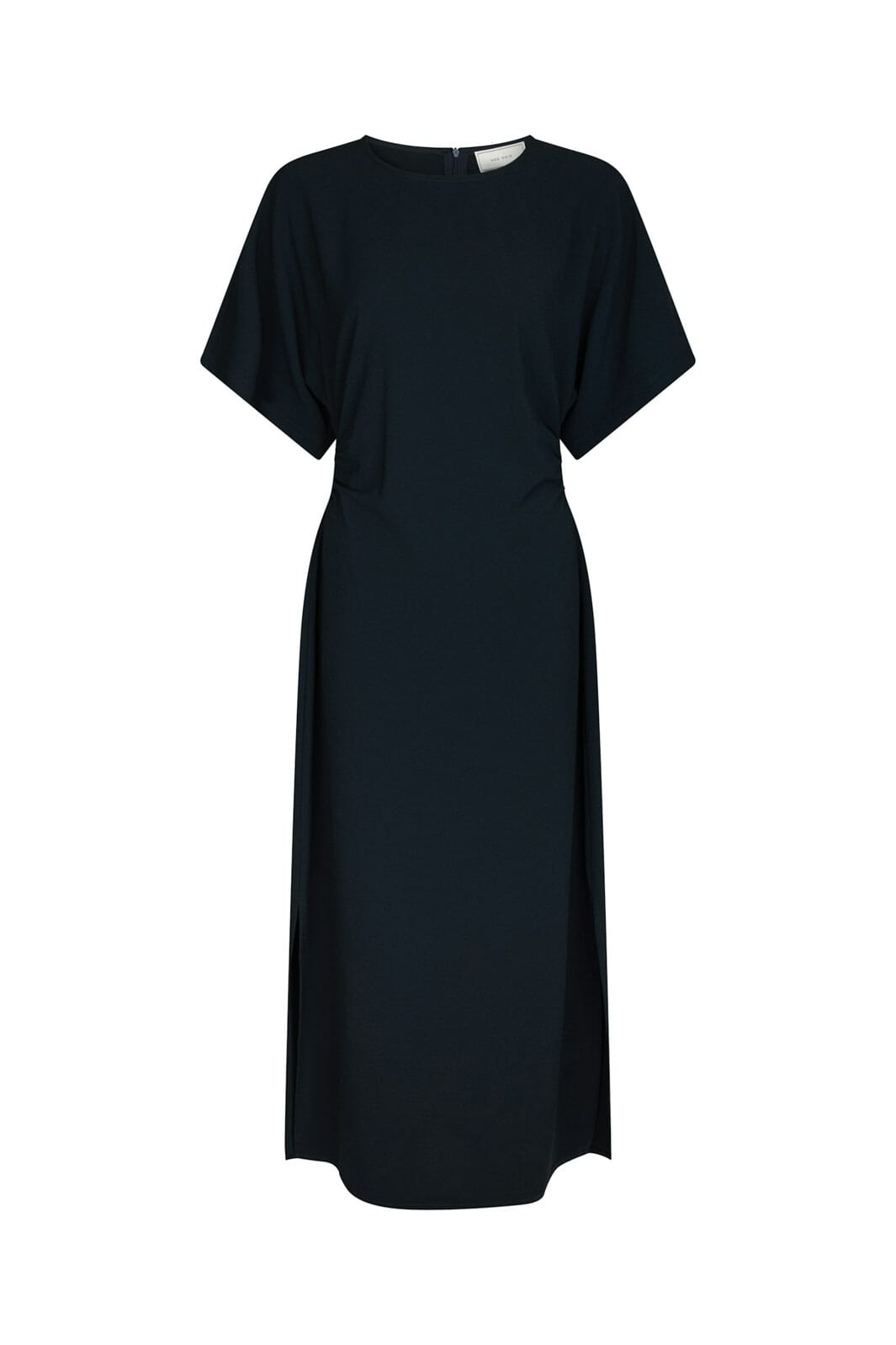 Neo Noir - Miloine Drape Dress 166132 - 141 - Navy