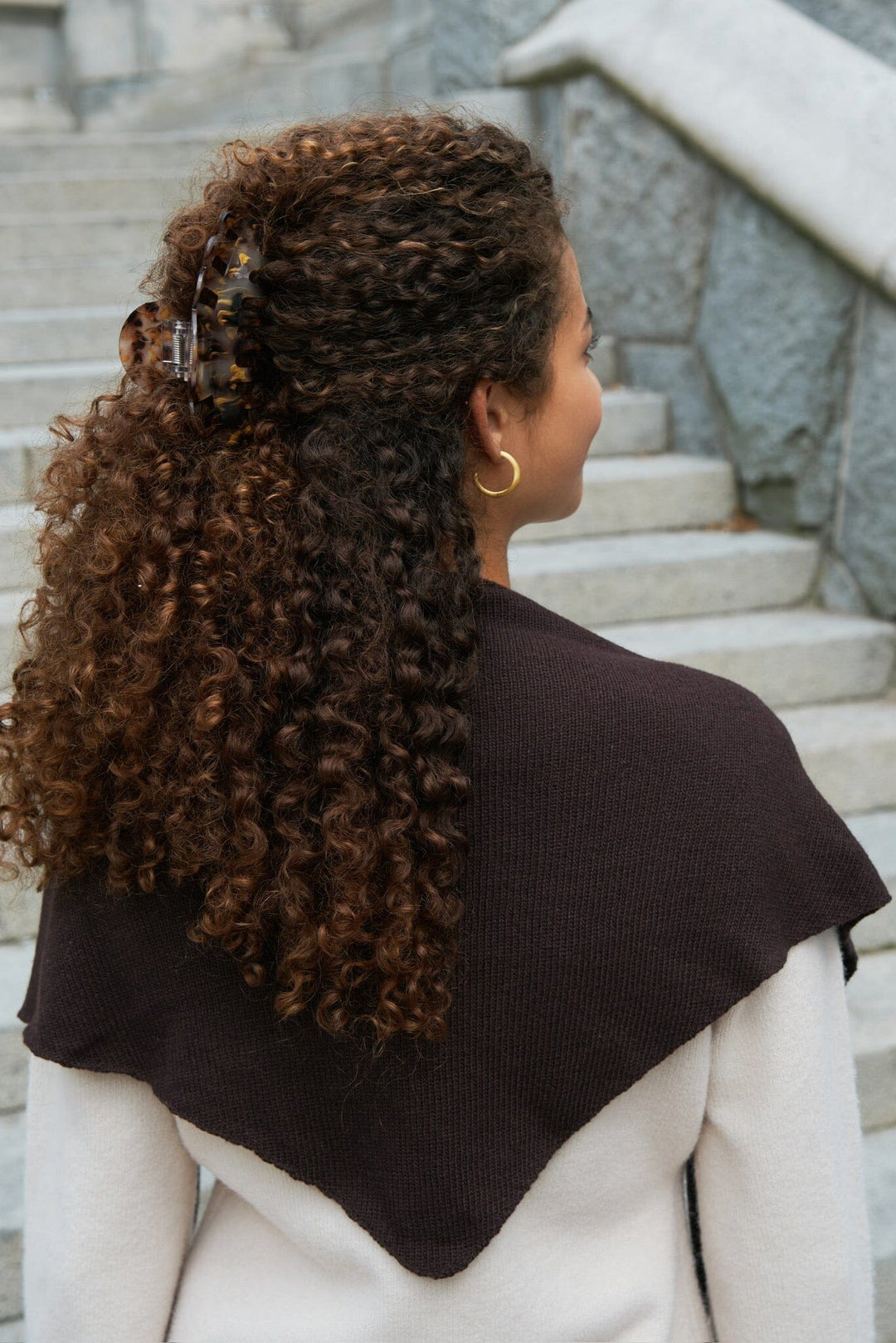 Neo Noir - Misty Medium Scarf 165337 - 676 - Dark Brown Accessories