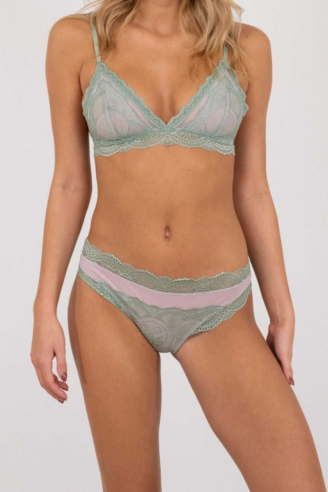 Neo Noir - Skin Berry Bra - Soft Green BH