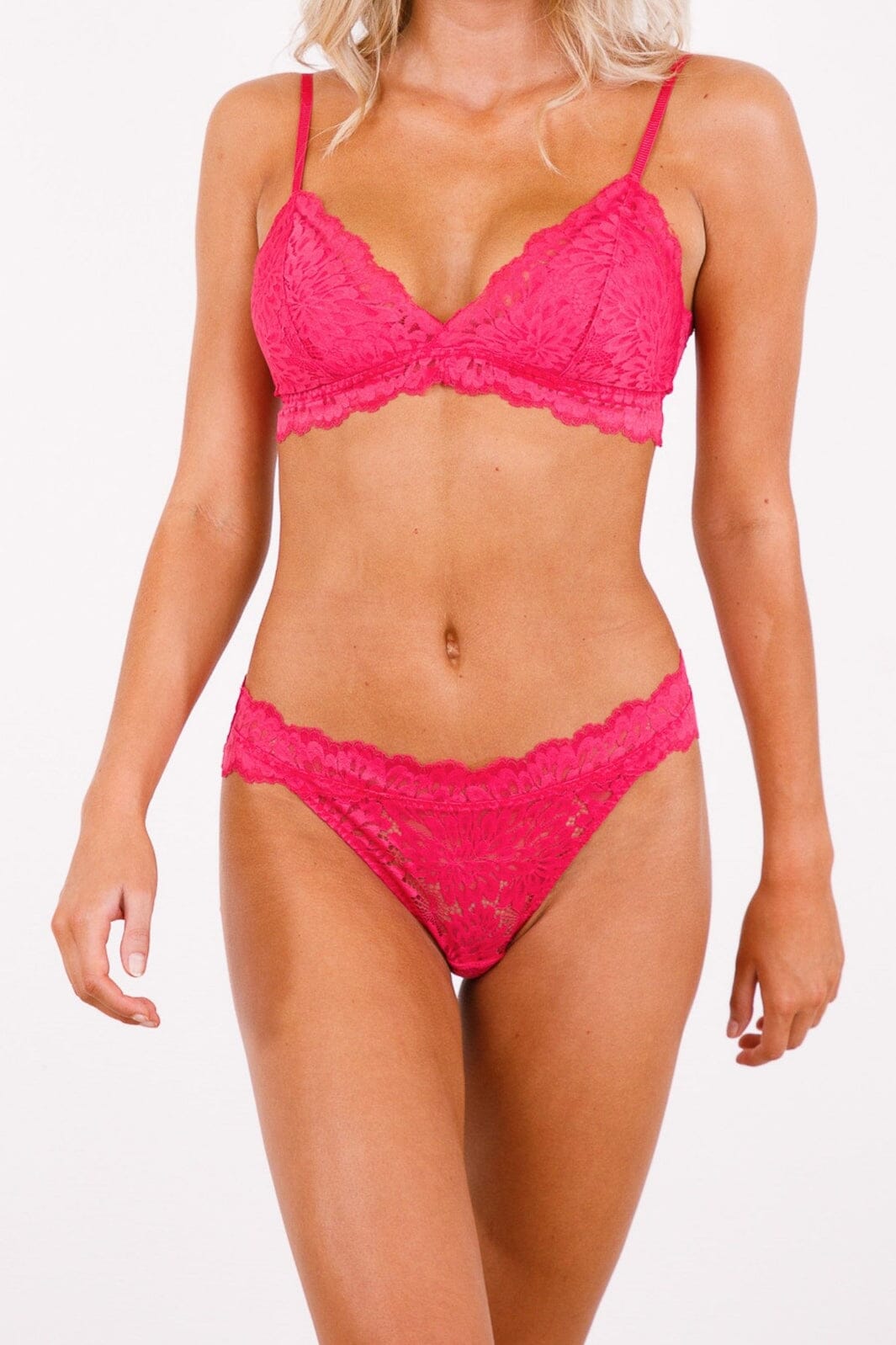 Neo Noir - Skin Lime String - Fuchsia Trusser