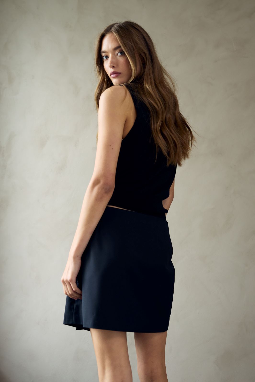 Noella - Kerani Skirt - 004 Black Nederdele