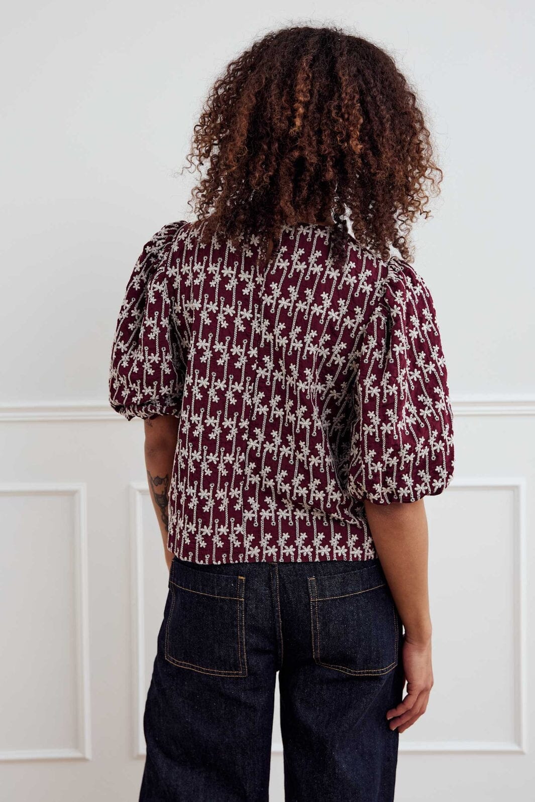 Noella - Shelly Blouse 13750002 - 1355 - Dusty Mahogany