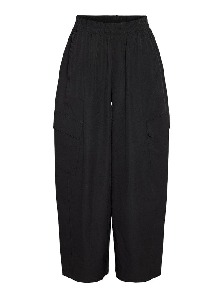 Noisy May - Nmkirby Barrel Pants - 5049488 Black Bukser