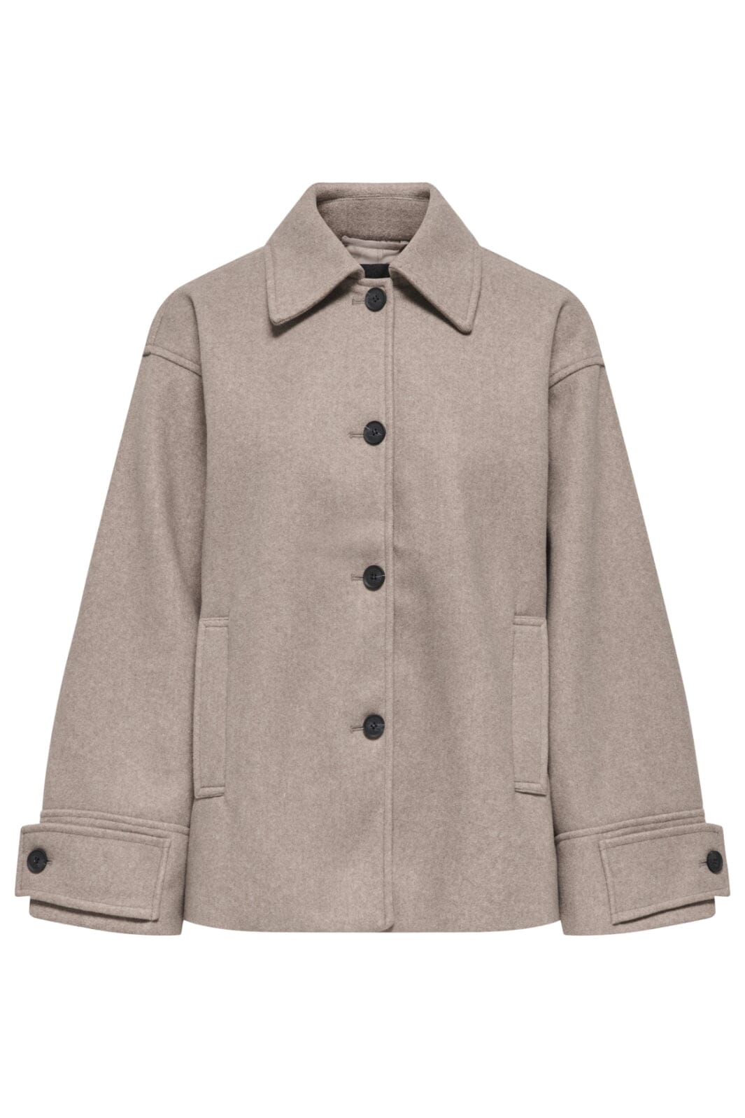 Only - Onladina Life Short Jacket Cc - 4852125 Walnut Melange