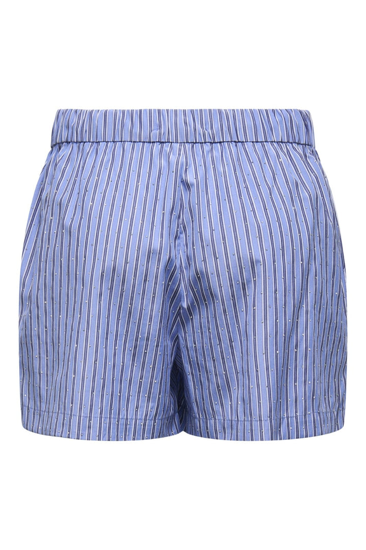 Only - Onlalva Rhine Pull-Up Shorts - 4780414 Persian Jewel W. Stripes