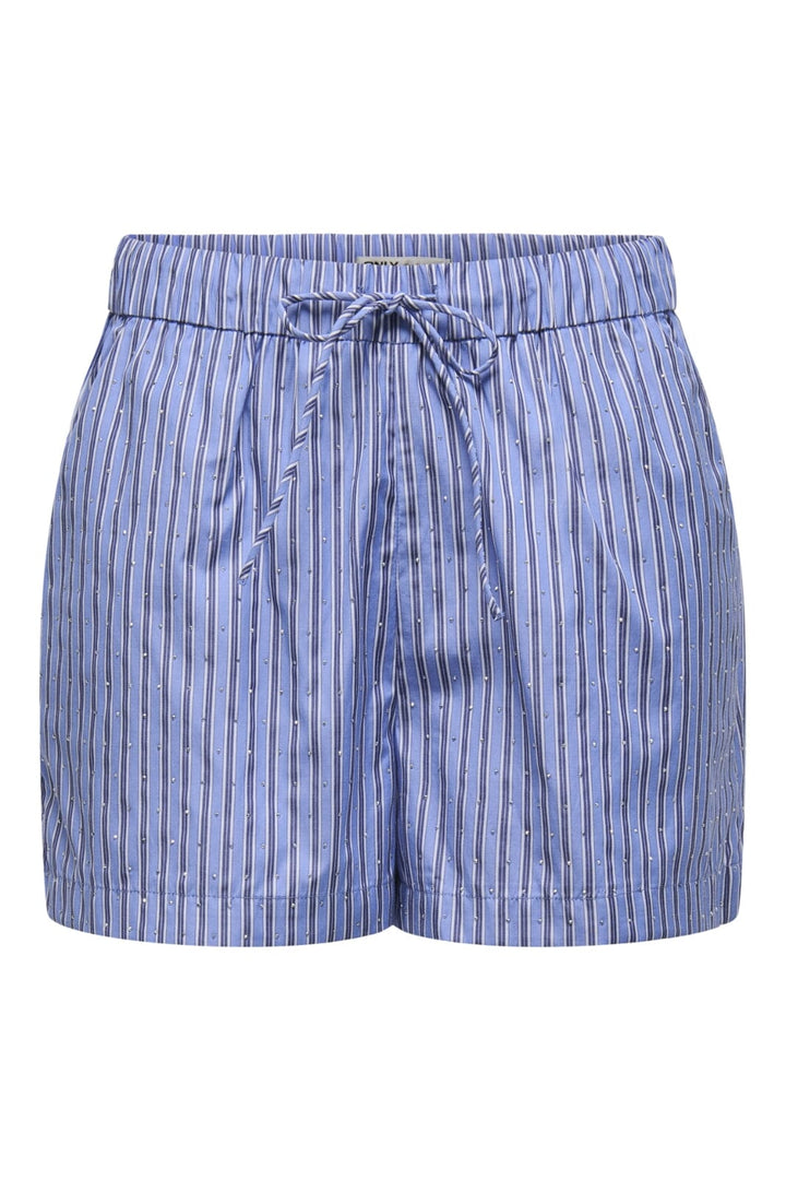 Only - Onlalva Rhine Pull-Up Shorts - 4780414 Persian Jewel W. Stripes