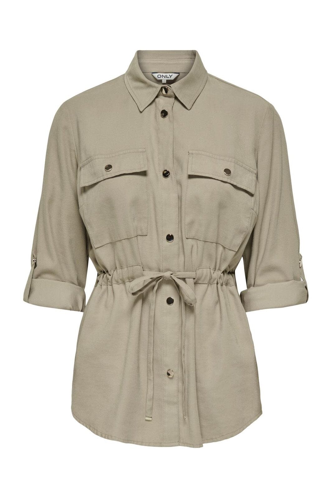 Only - Onlaris Life 4/5 Fem Cargo Jacket Cc - 4383044 Pure Cashmere