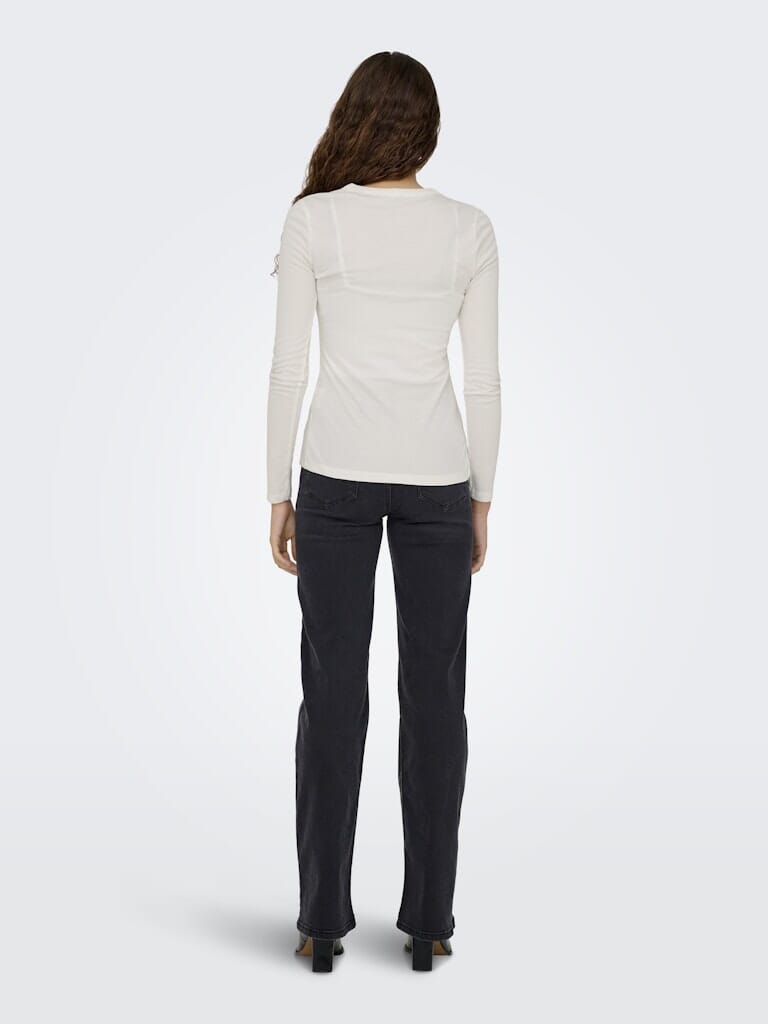 Only - Onlbora L/S Cardigan - 4956937 Cloud Dancer Cardigans