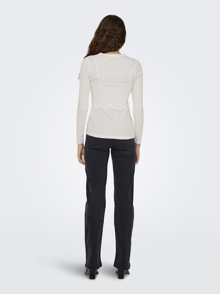 Only - Onlbora L/S Cardigan - 4956937 Cloud Dancer Cardigans