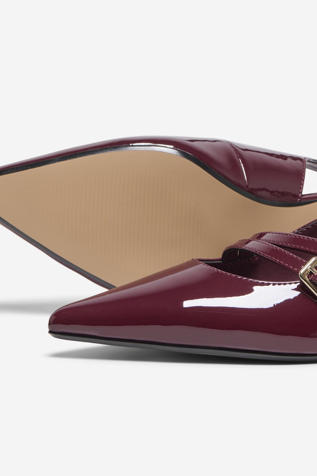 Only - Onlcoco-8 Buckle Slingback Pump - 4842739 Burgundy