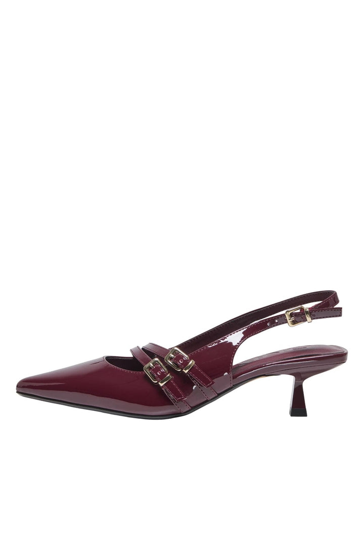 Only - Onlcoco-8 Buckle Slingback Pump - 4842739 Burgundy