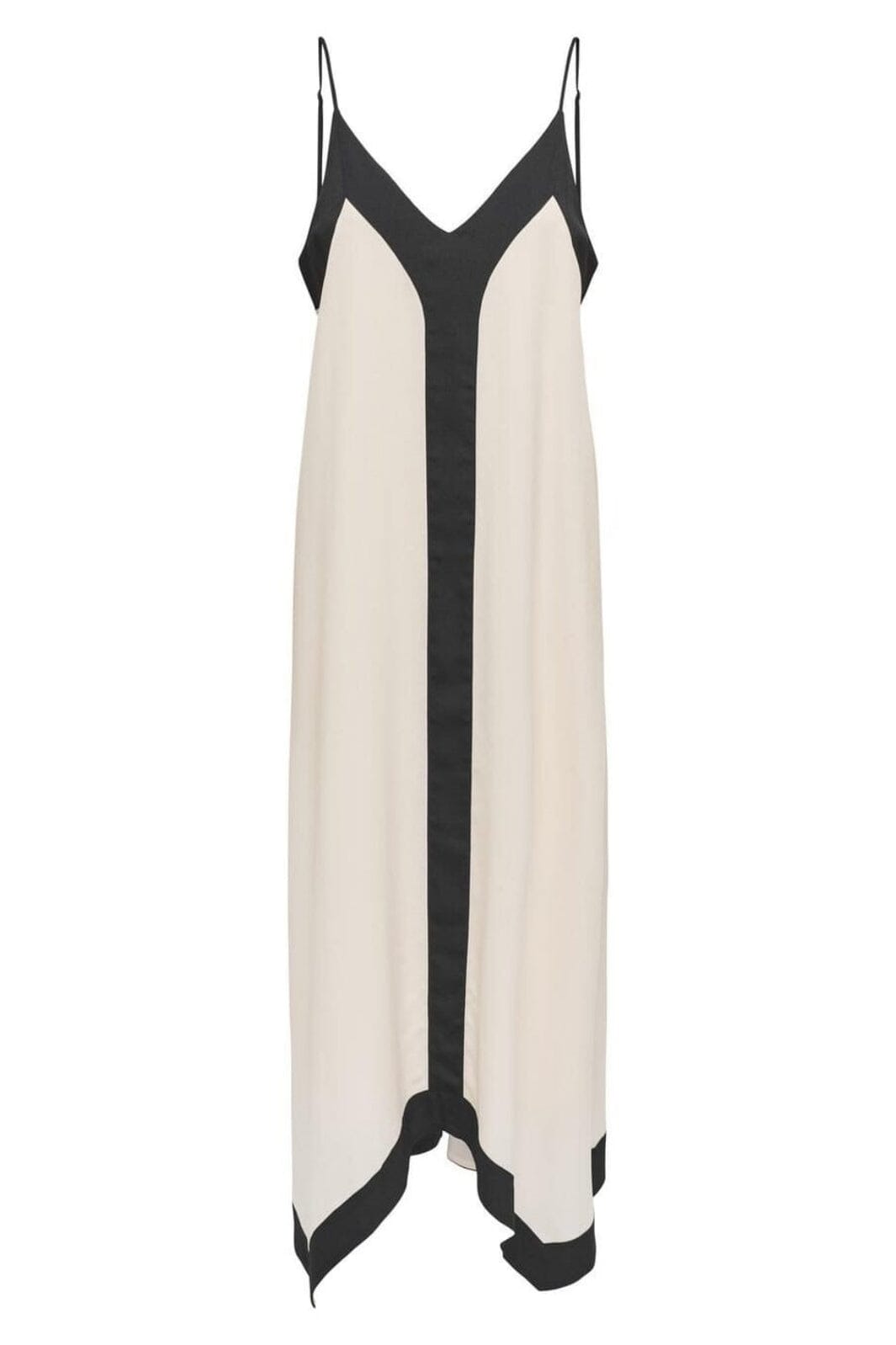 Only - Onldiana Life Strap Long Dress - 4722983 Eggnog W Black