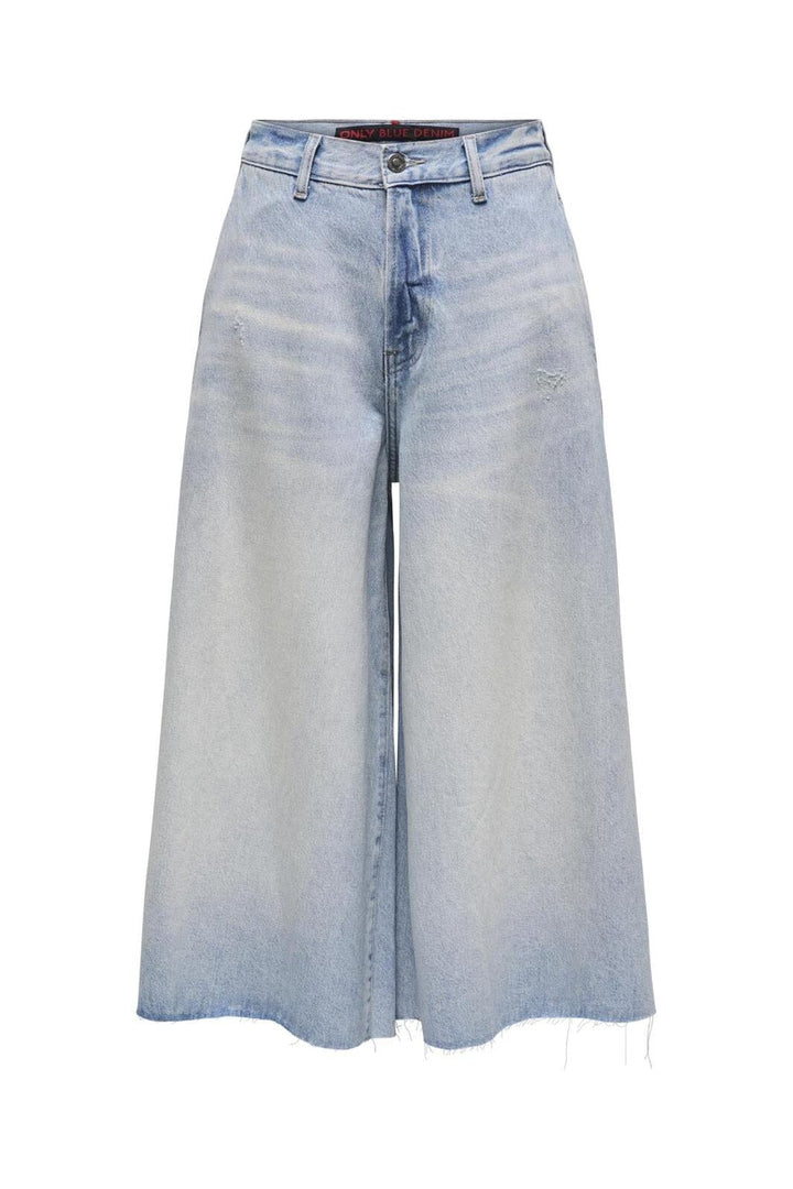 Only - Onlla Brea Long Shorts Tai - 4682524 Light Blue Denim